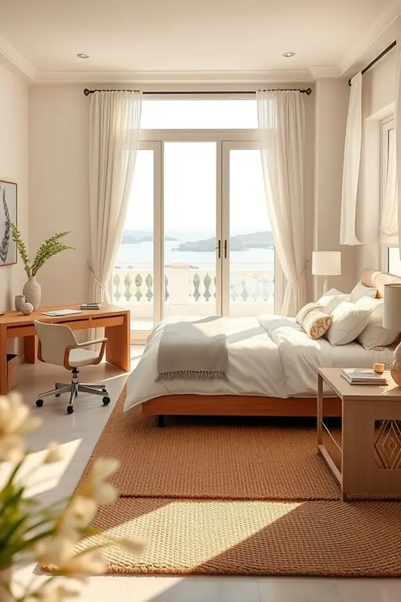 functional mediterranean workspace design