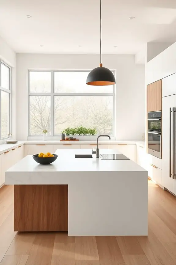 functional minimalist kitchen design
