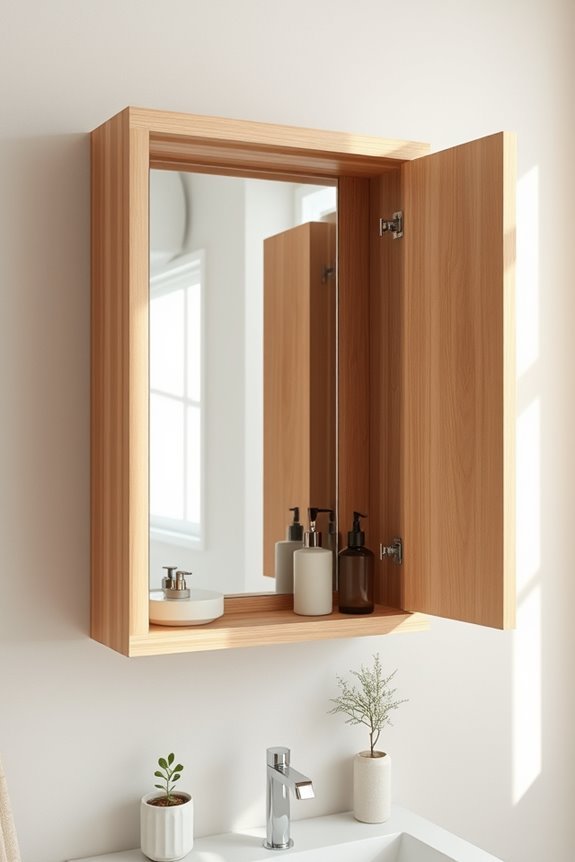 functional stylish mirror cabinet