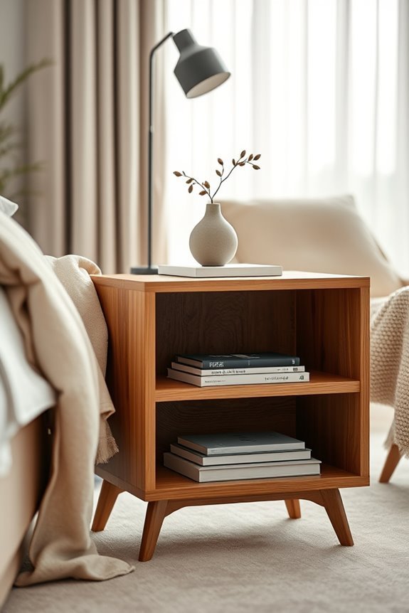 functional stylish open shelves