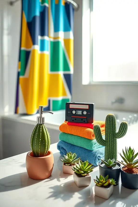 funky bathroom style upgrades