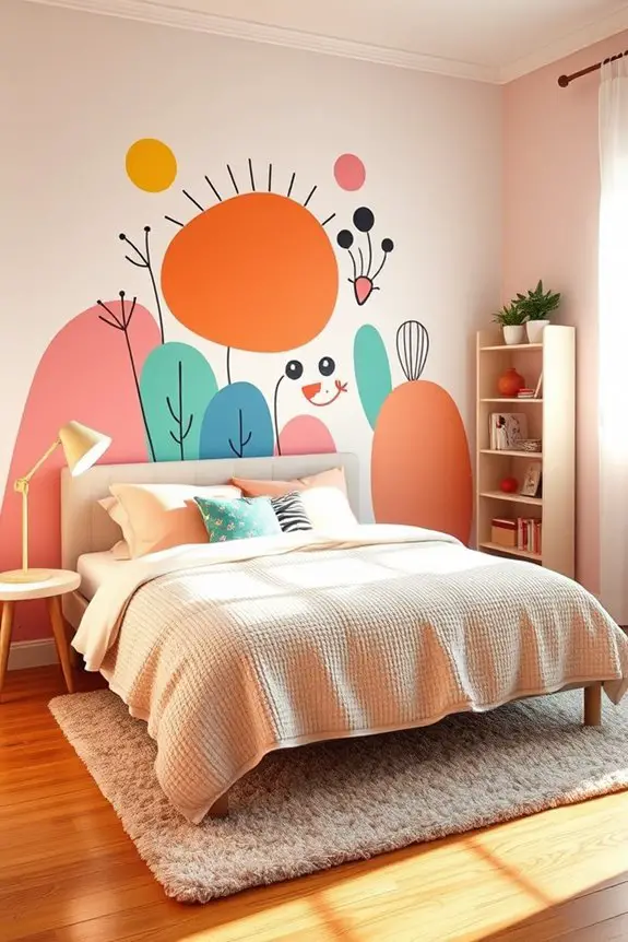funky murals for vibrant bedrooms