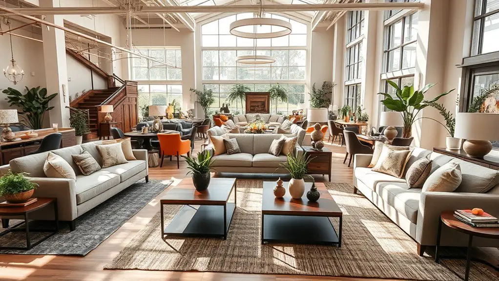 furniture showroom design ideas