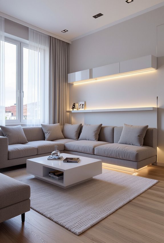 furniture with integrated lighting