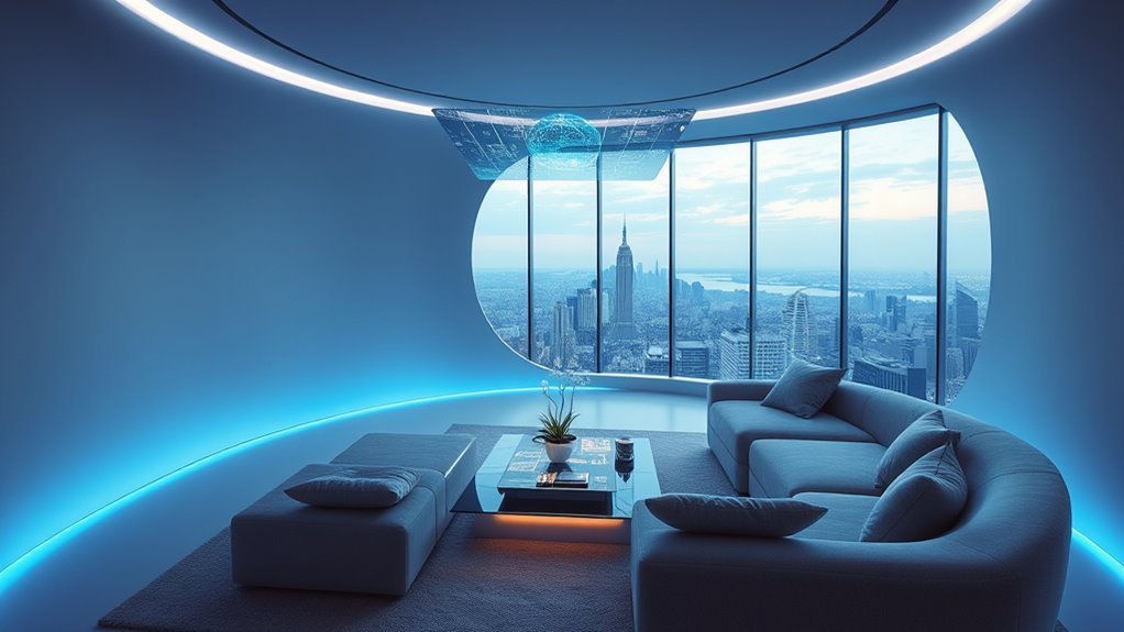 futuristic high tech room designs