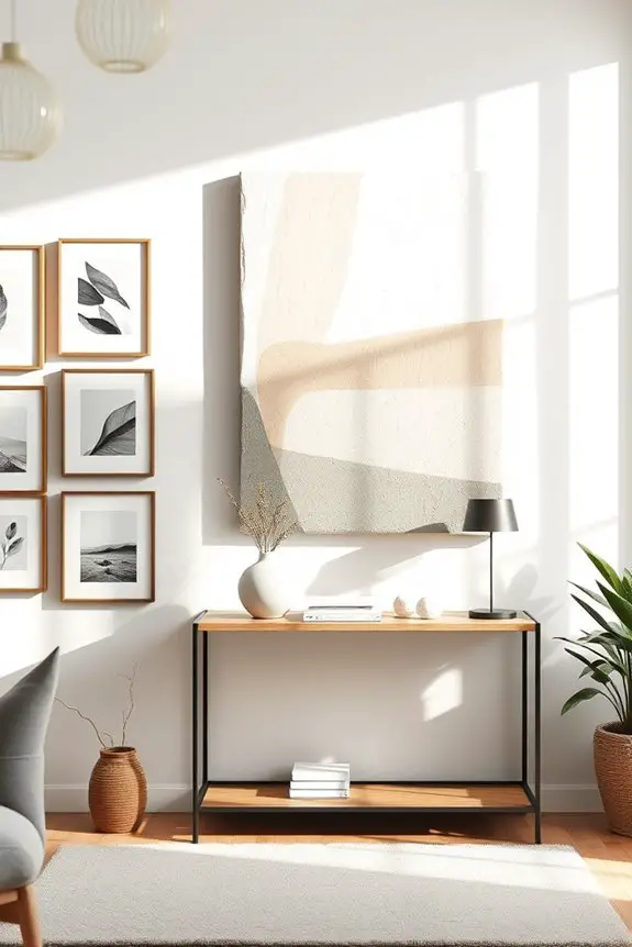 gallery wall art arrangements