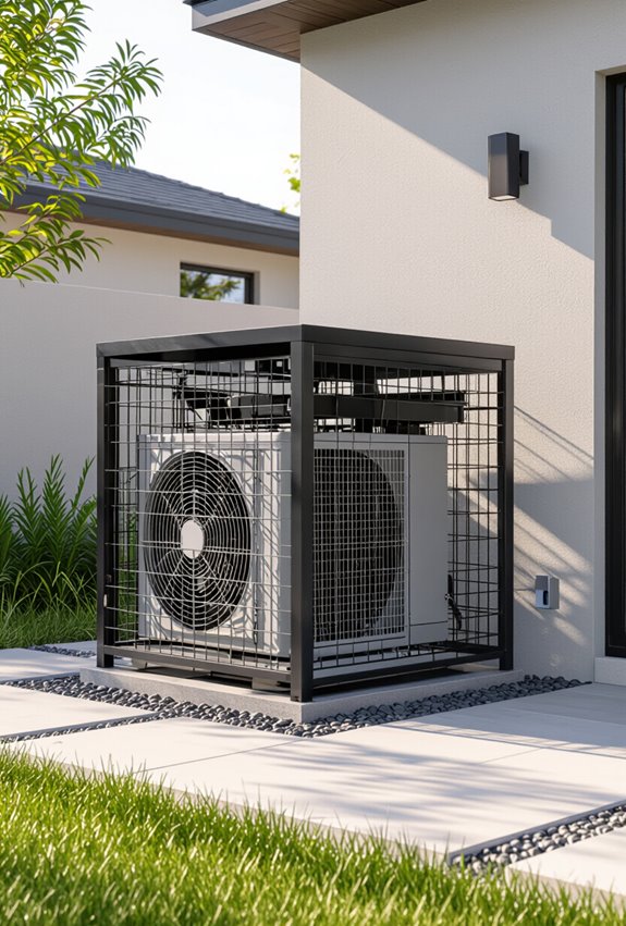 galvanized lockable hinged cages