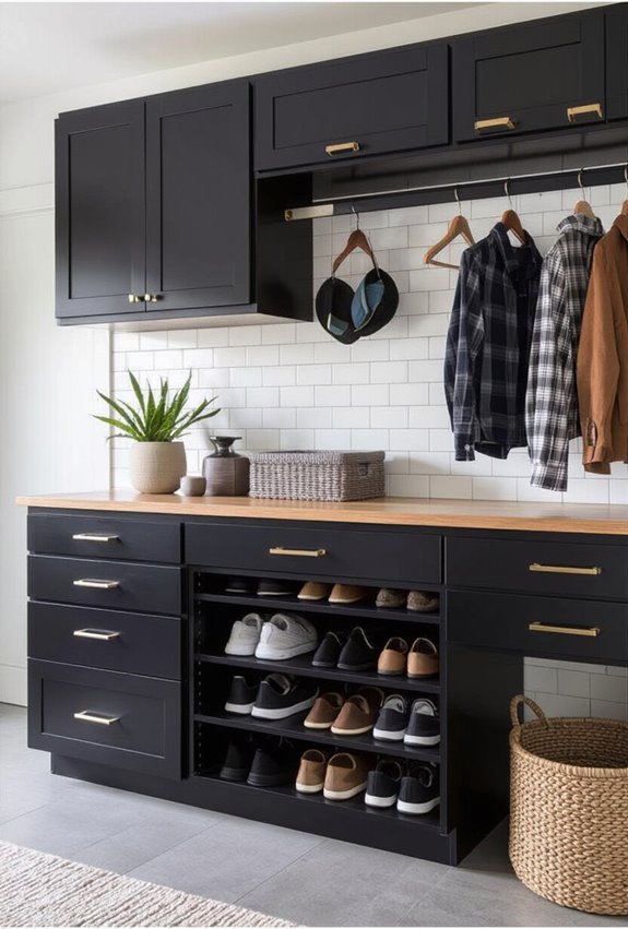 garage entryway mudroom storage