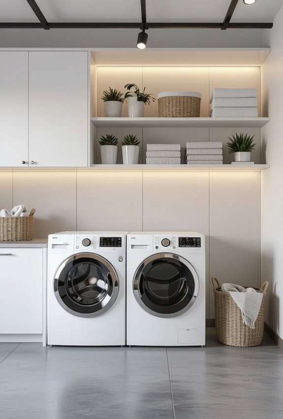 garage laundry noise reduction