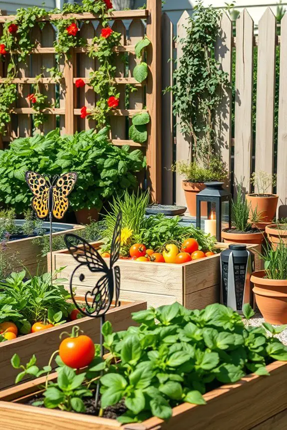 garden art enhances charm