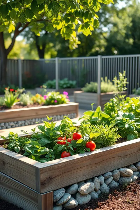 garden bed edging options