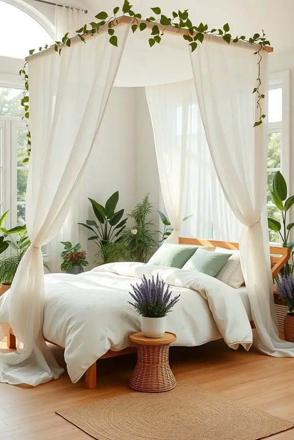 garden inspired bedroom canopies