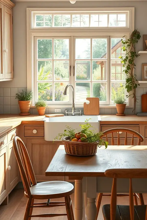 garden views enhance kitchens