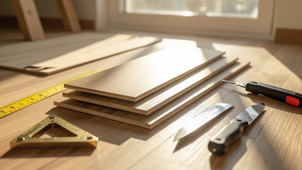 gather essential flooring tools
