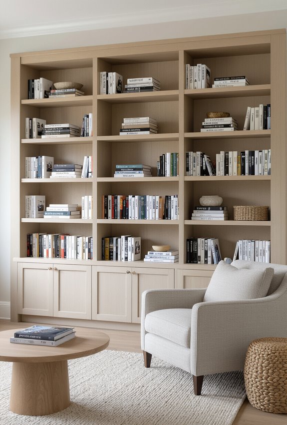 genre and height shelf organization