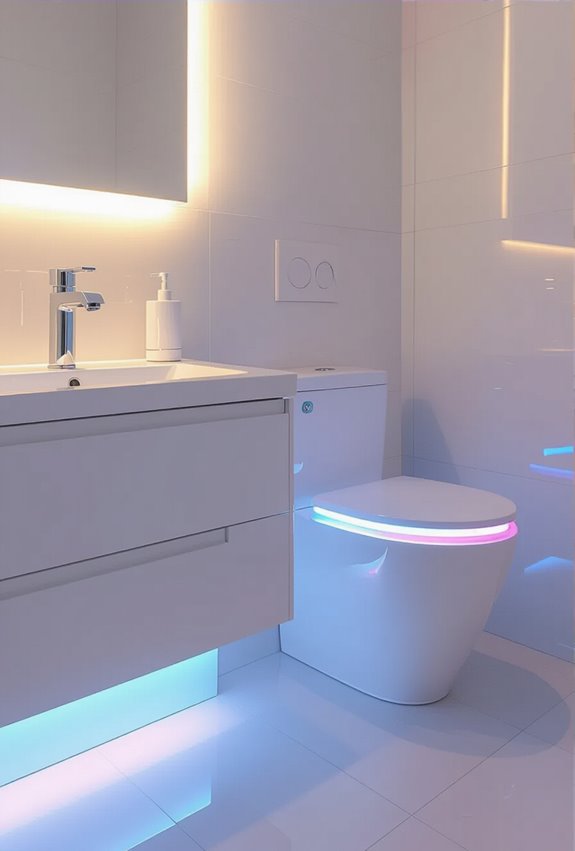 gentle motion activated bathroom lights