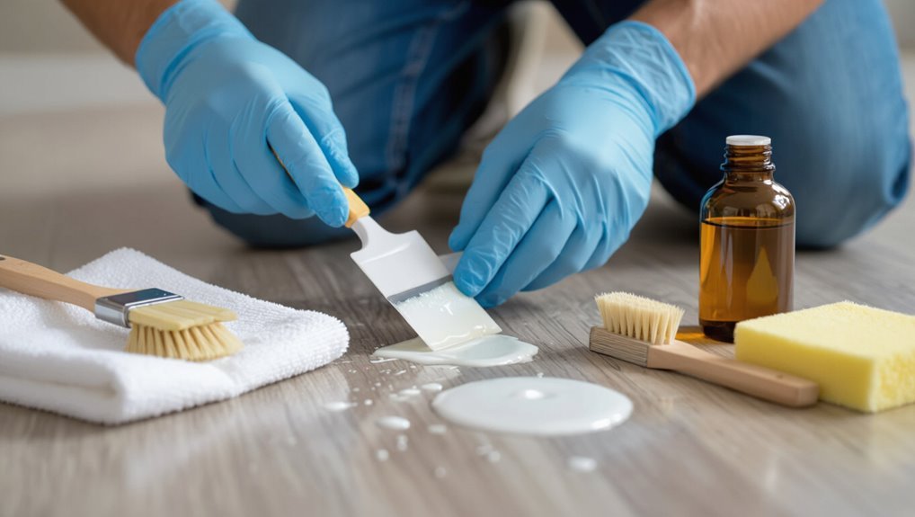 gentle residue removal techniques