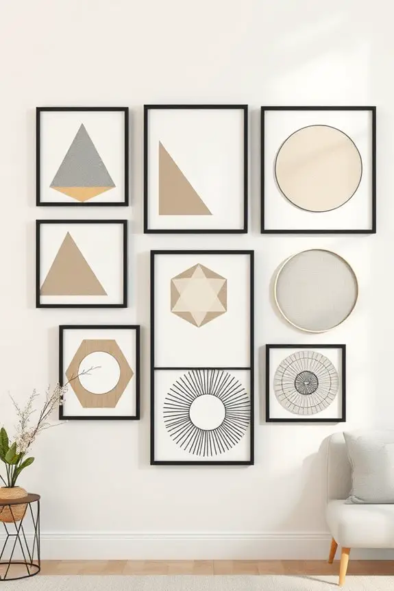 geometric art for decor