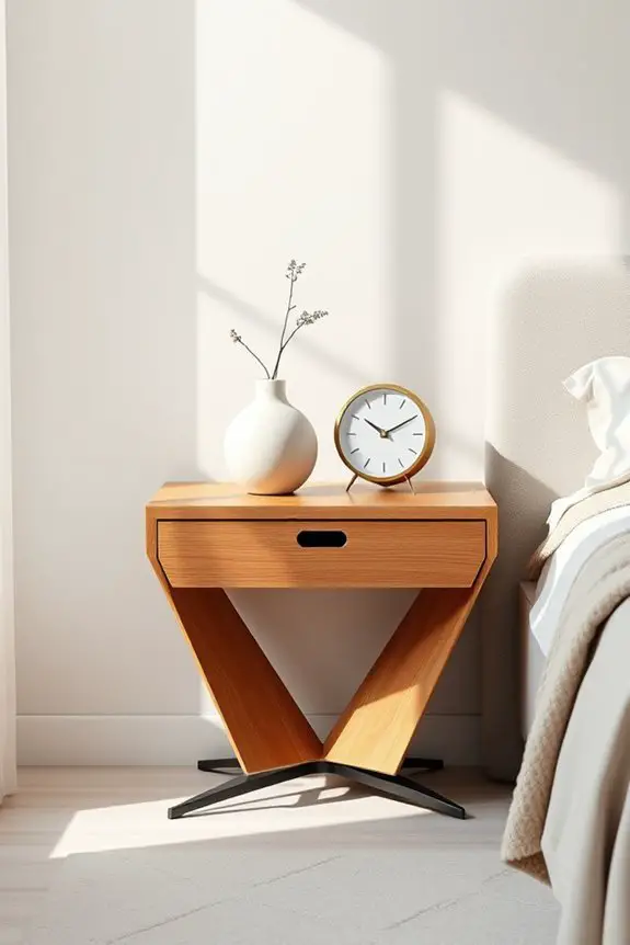 geometric bedside table designs