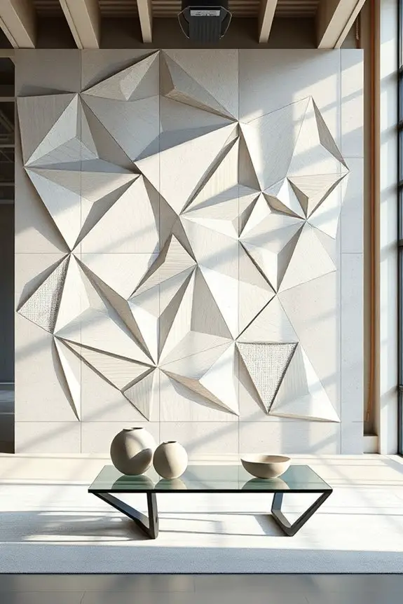 geometric cement plaster patterns