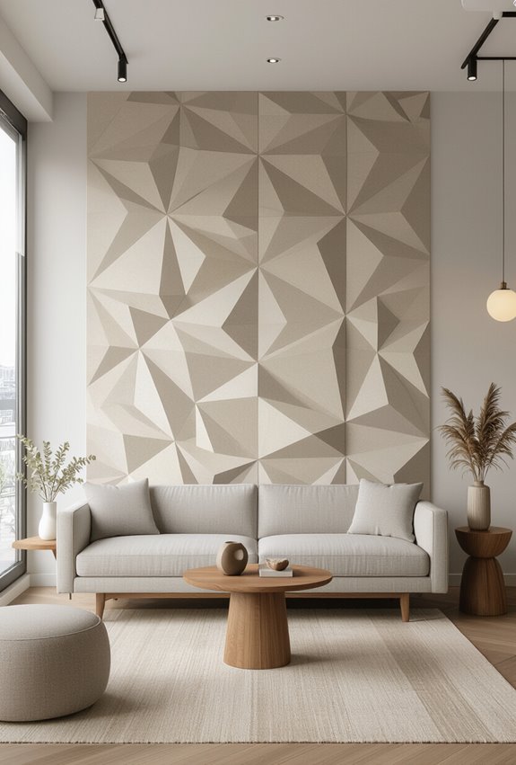geometric murals energize spaces