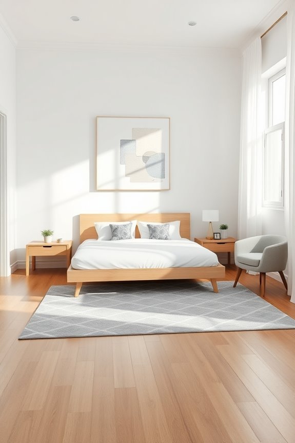 geometric patterns enhance bedrooms