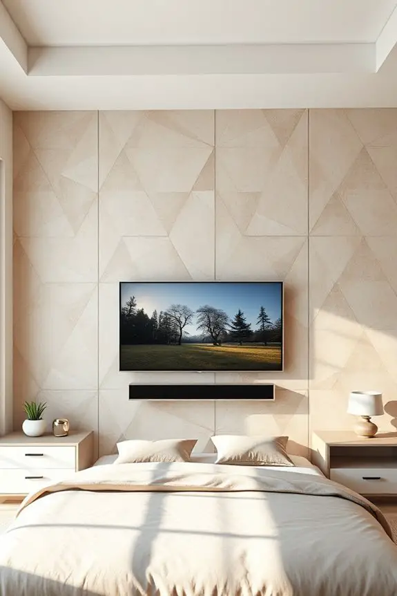 geometric patterns enhance decor