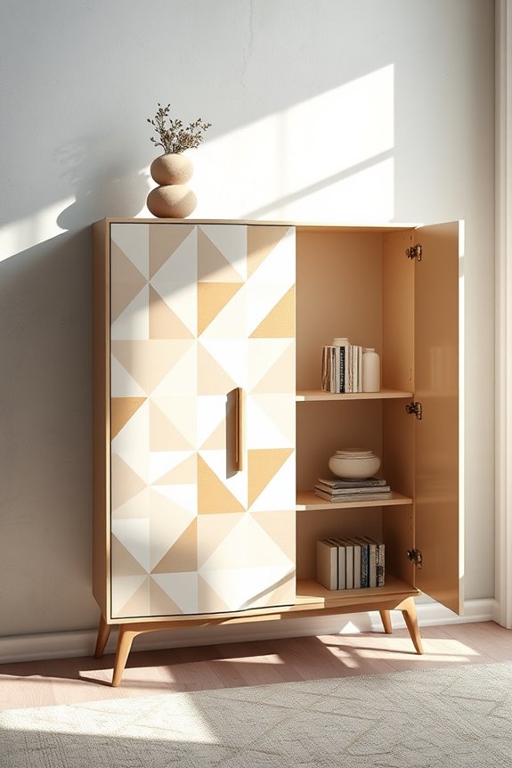 geometric patterns enhance decor