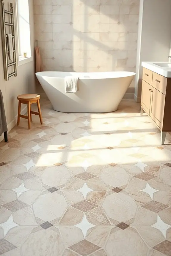 geometric shapes for bathrooms