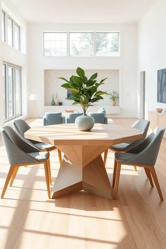 geometric table design statement