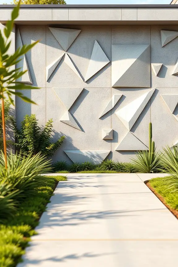 geometric wall design ideas