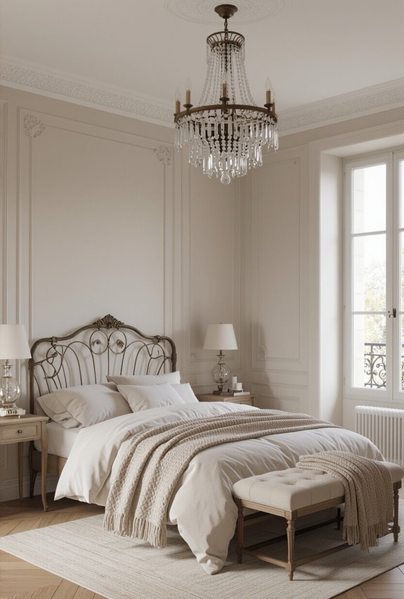 gilded chandeliers crystal accents