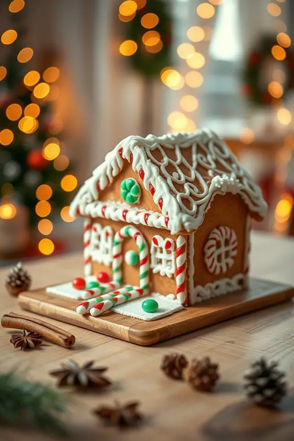 gingerbread house holiday decor