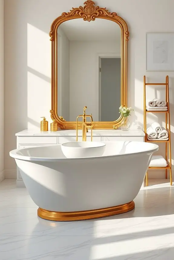 glamorous bathroom hardware upgrades