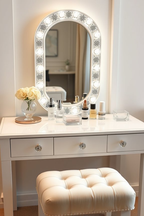glamorous crystal accented elegance