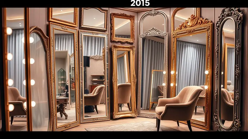 glamorous dressing room mirrors