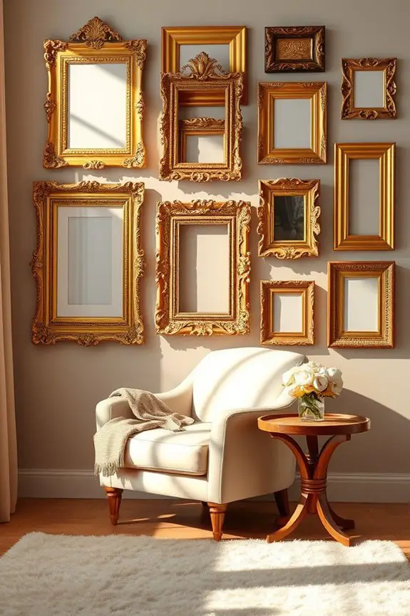 glamorous gold picture frames