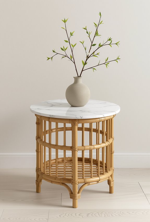 glass or marble tops