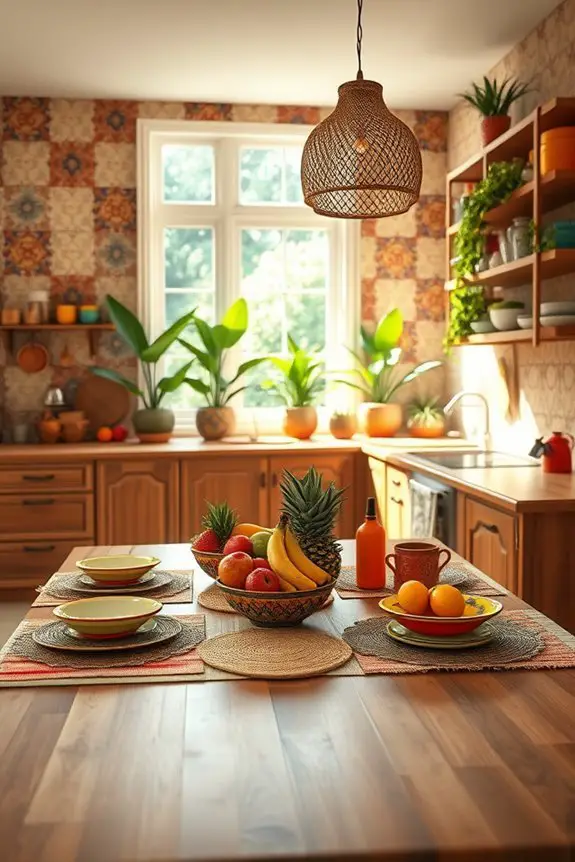 global boho kitchen decor