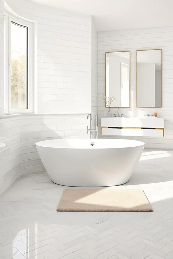glossy tiles enhance aesthetics