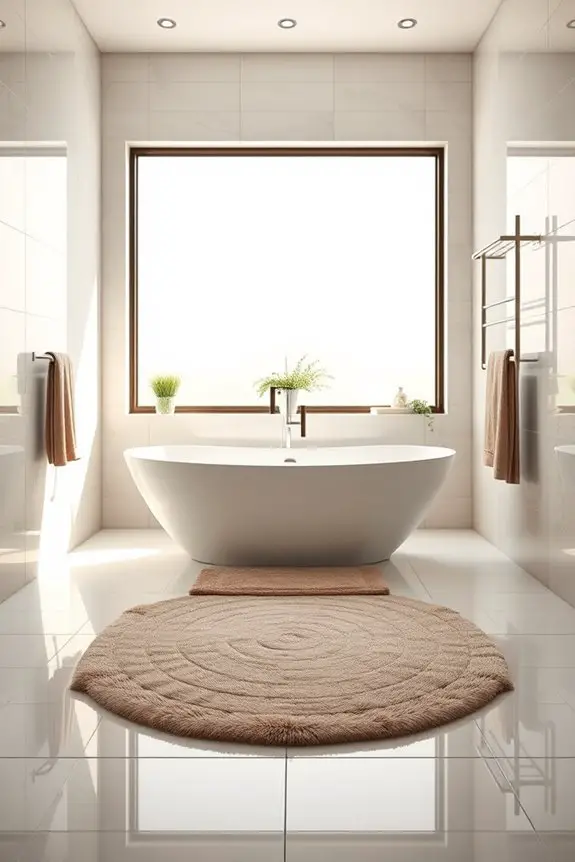 glossy tiles enhance bathrooms