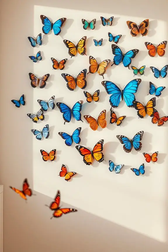 glow in the dark butterfly stickers