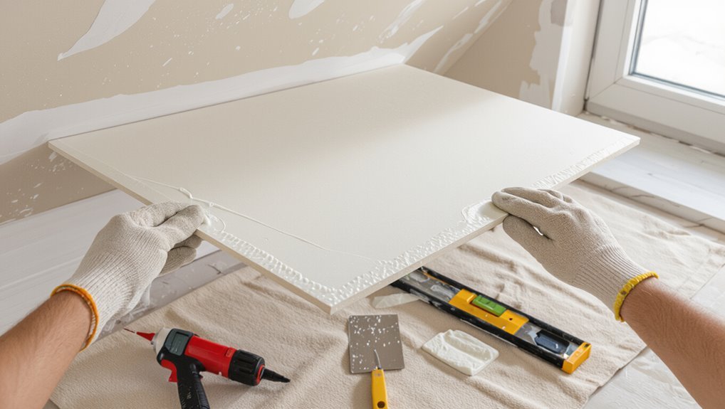 glue up ceiling tile benefits
