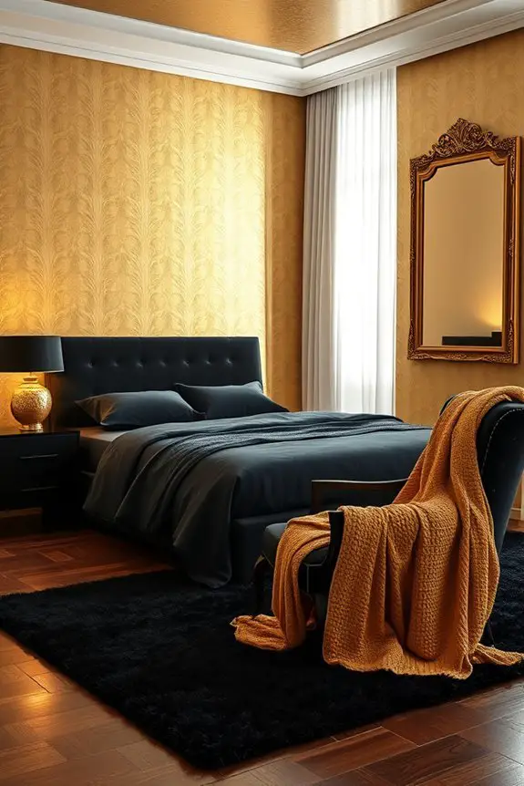 gold and black luxury