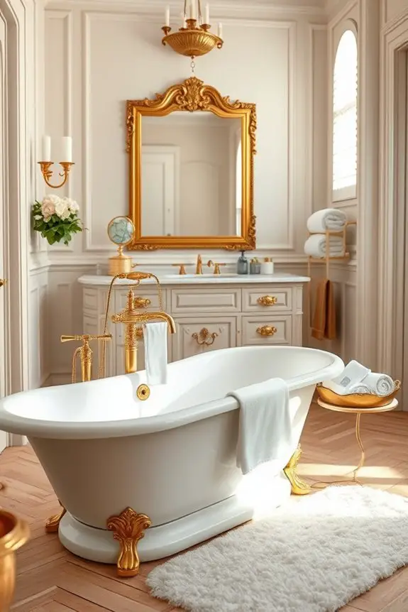 gold and brass elegance