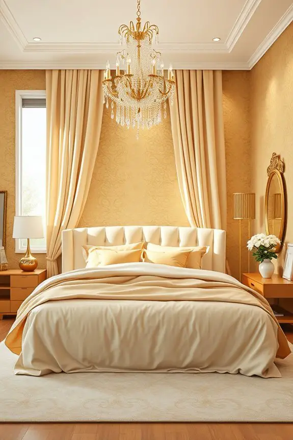 gold and cream elegance