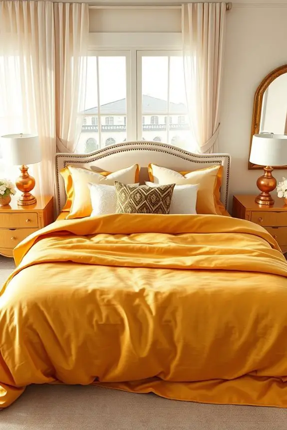 gold diy bedroom decor