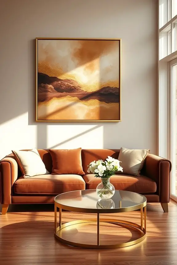 gold framed wall decor