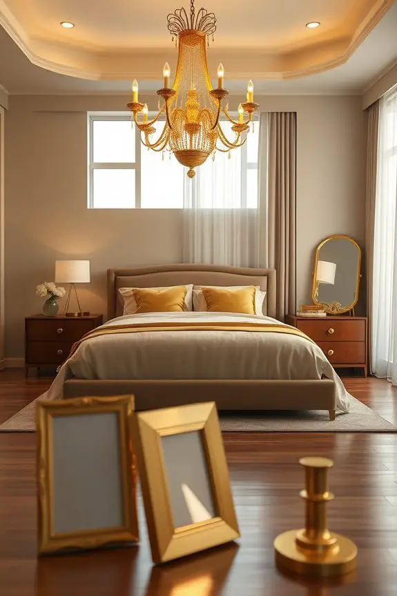 gold lighting elevates ambiance