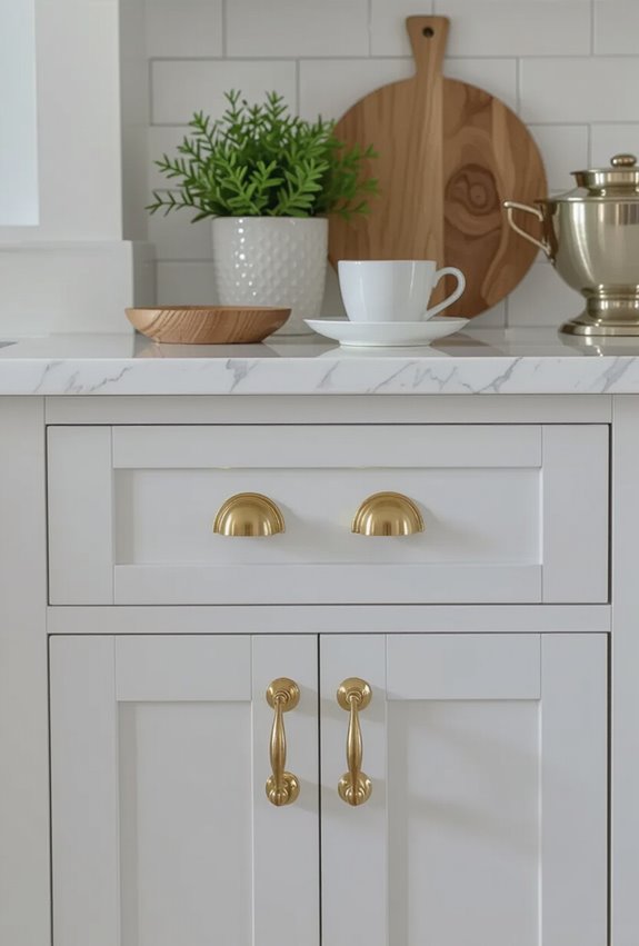 gold matched durable lock finishes